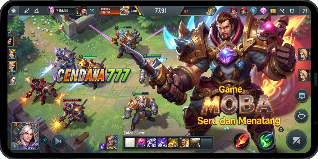 Gameplay seru di CENDANA777 dengan aksi MOBA yang mendebarkan.