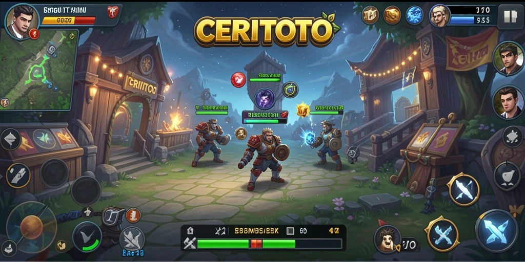 Screenshot CERITOTO menampilkan aksi gameplay SLG yang epik.