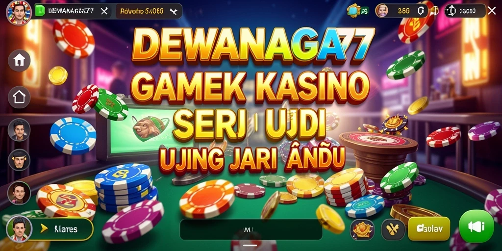 Tampilan menarik dari gameplay Kasino DEWANAGA77 yang memukau.