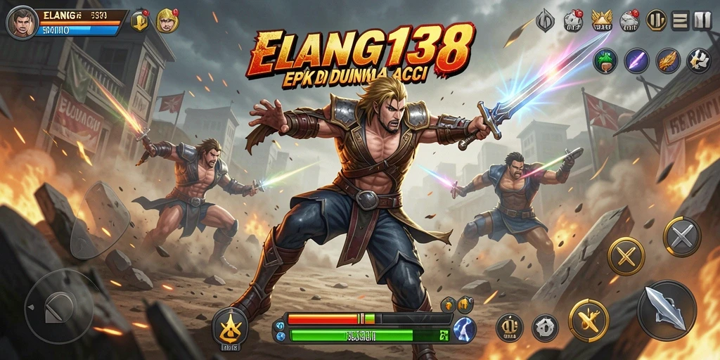 Tampilan gameplay seru dan mendebarkan dari ELANG138.