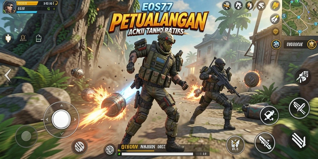 Tampilan aksi seru dalam <strong>EOS77</strong> yang penuh tantangan.
