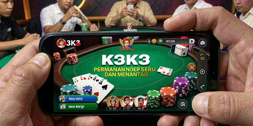 Gameplay K3K3 yang menegangkan dengan tampilan yang memukau.