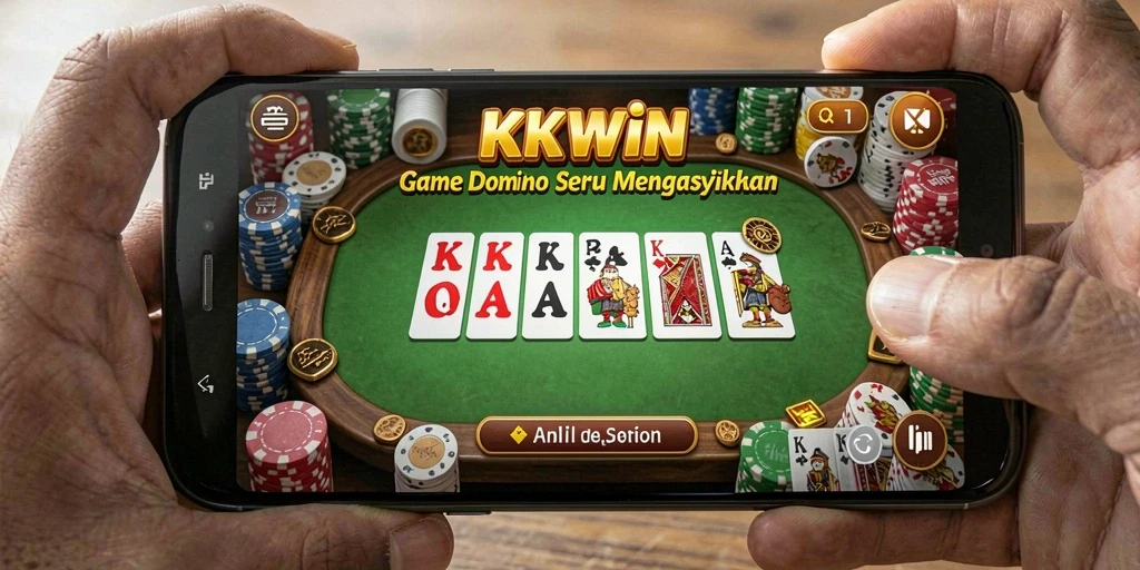 Screenshot gameplay Domino KKWIN yang menarik dan seru.
