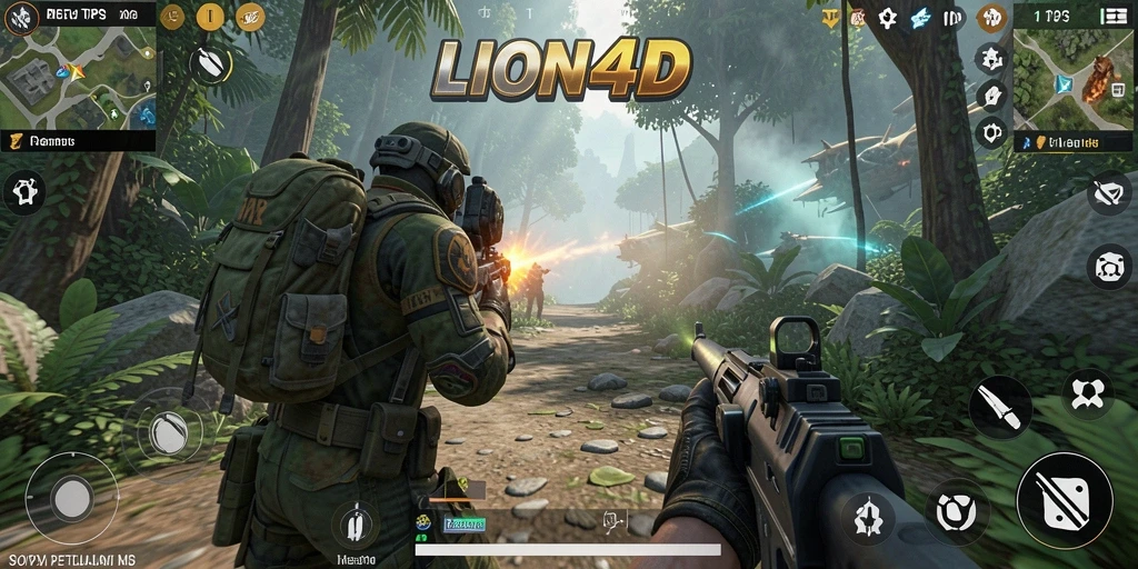 Tampilan gameplay LION4D yang seru dan mendebarkan.