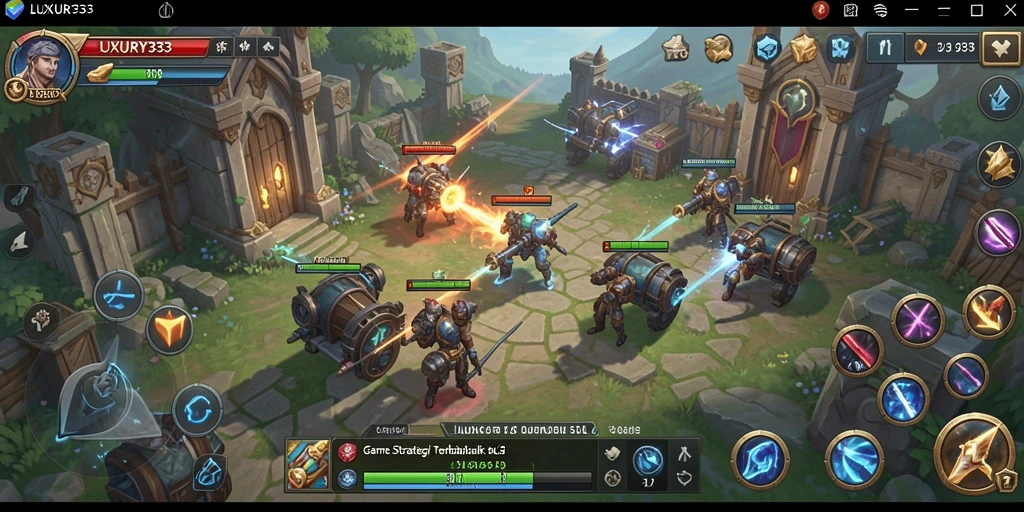 Tampilan gameplay LUXURY333 dengan aksi strategi yang memikat.