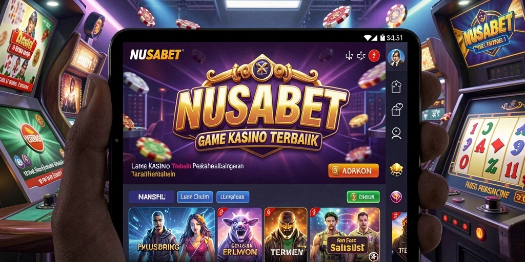 Screenshot NUSABET menampilkan gameplay seru permainan Kasino.