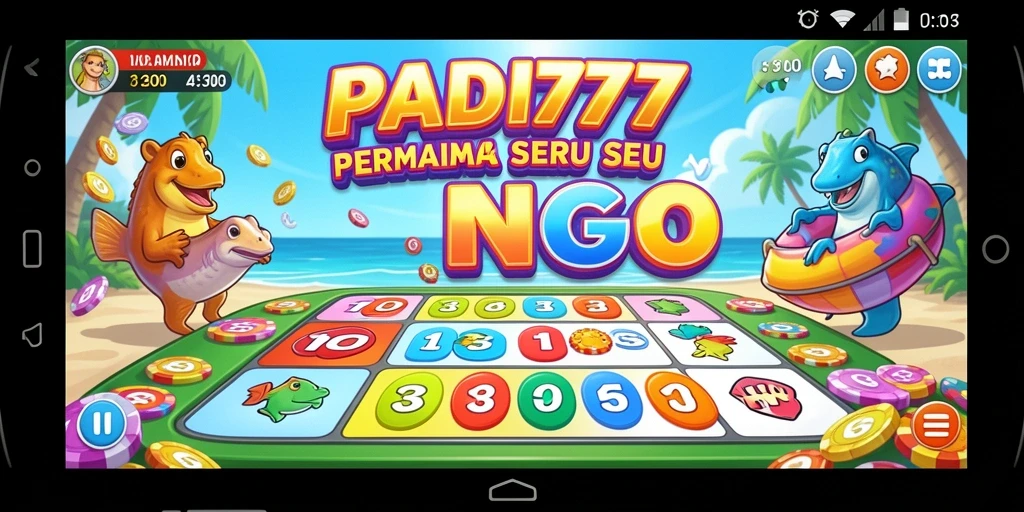 Tampilan gameplay seru dari aplikasi Bingo PADI777.