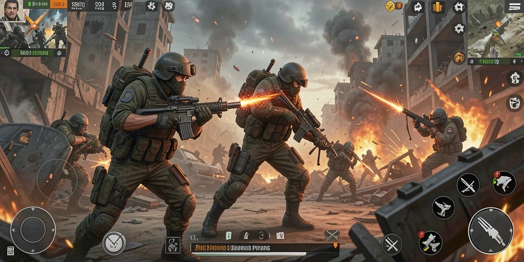 Screenshot S80 menampilkan pertarungan seru antar karakter.