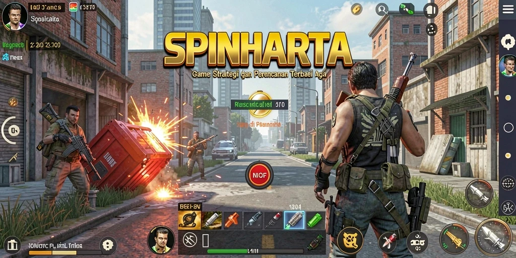 Gameplay seru SPINHARTA di ponsel Anda.