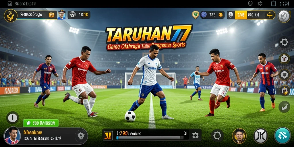 Tampilan gameplay TARUHAN77 yang seru dan dinamis di dunia olahraga.